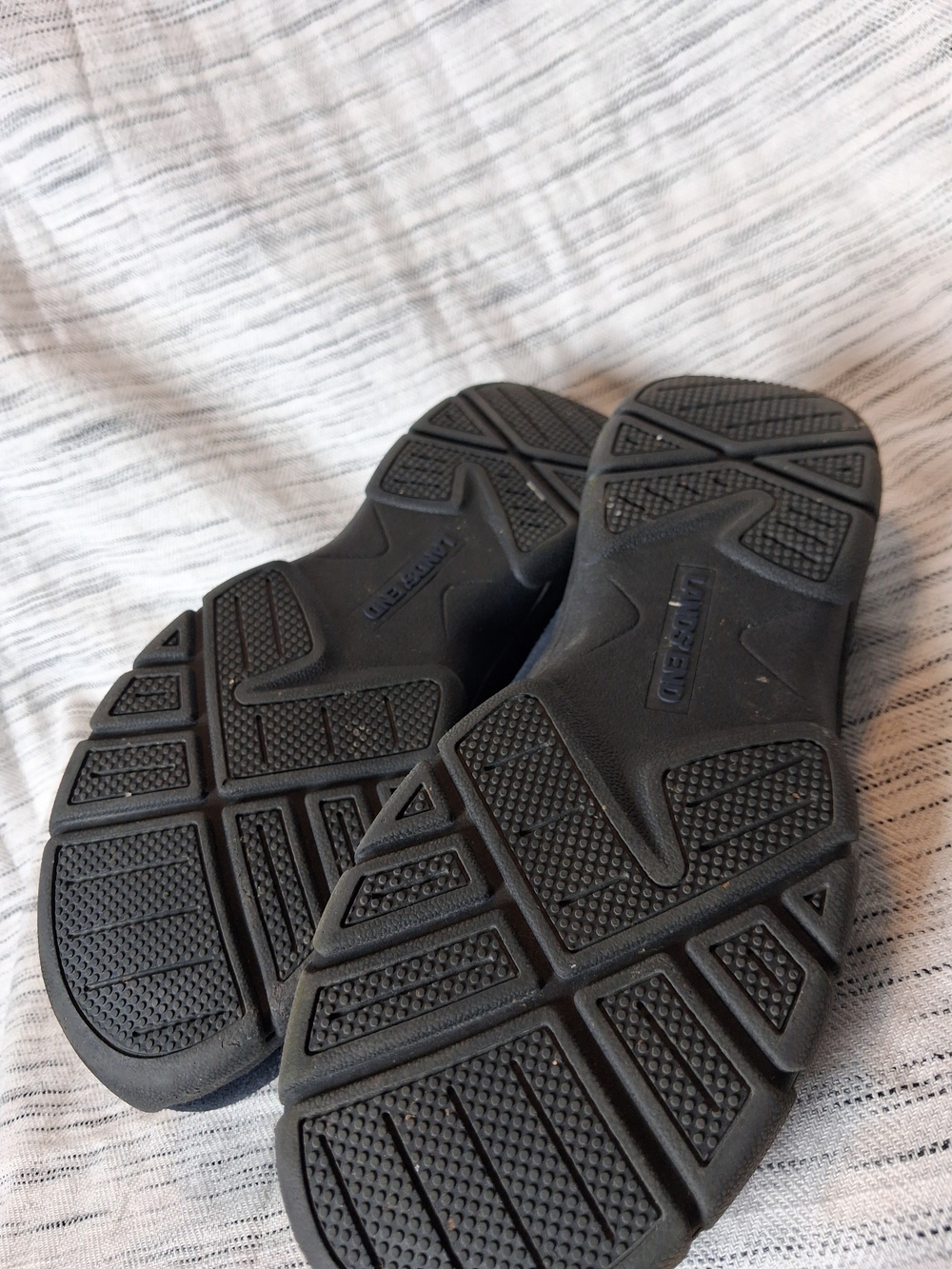 Lands End Womens Navy Slip-On Fleece-Lined Casual Clog - Picture 9 of 16